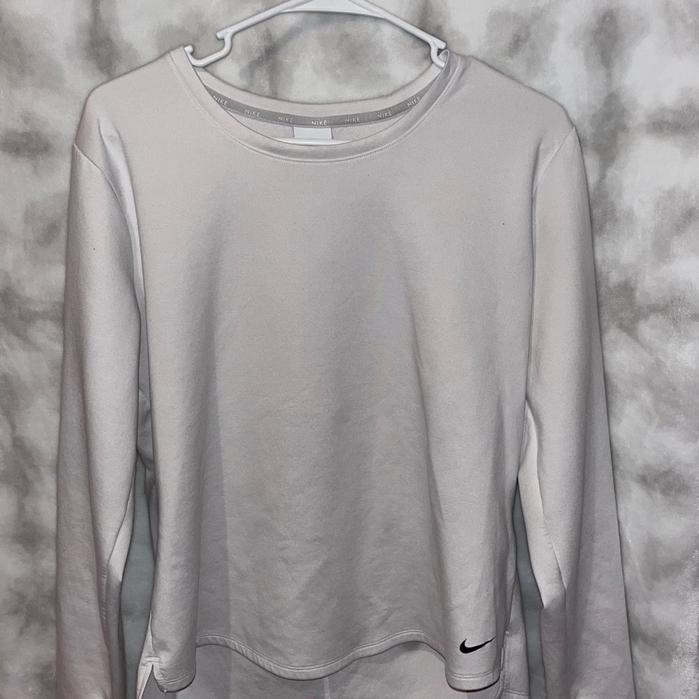 L White Nike Long Sleeve